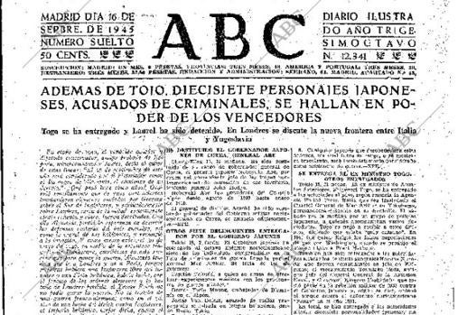 Página en la que aparecía la noticia de la deportación de Kuhn en 1945